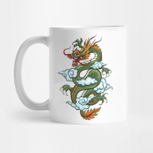 Chinese Dragon Colorful illustration Mug